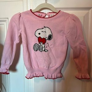 Janie and Jack Peanuts/Snoopy sweater size 3T